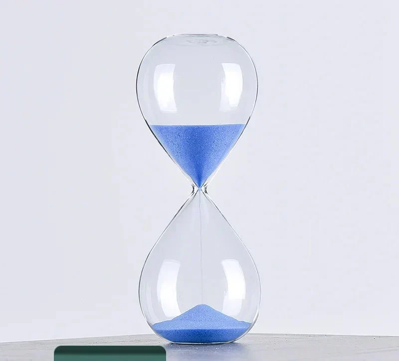 Glas Timeglas Dekoration med 5/10/30/60 Minutters Timer