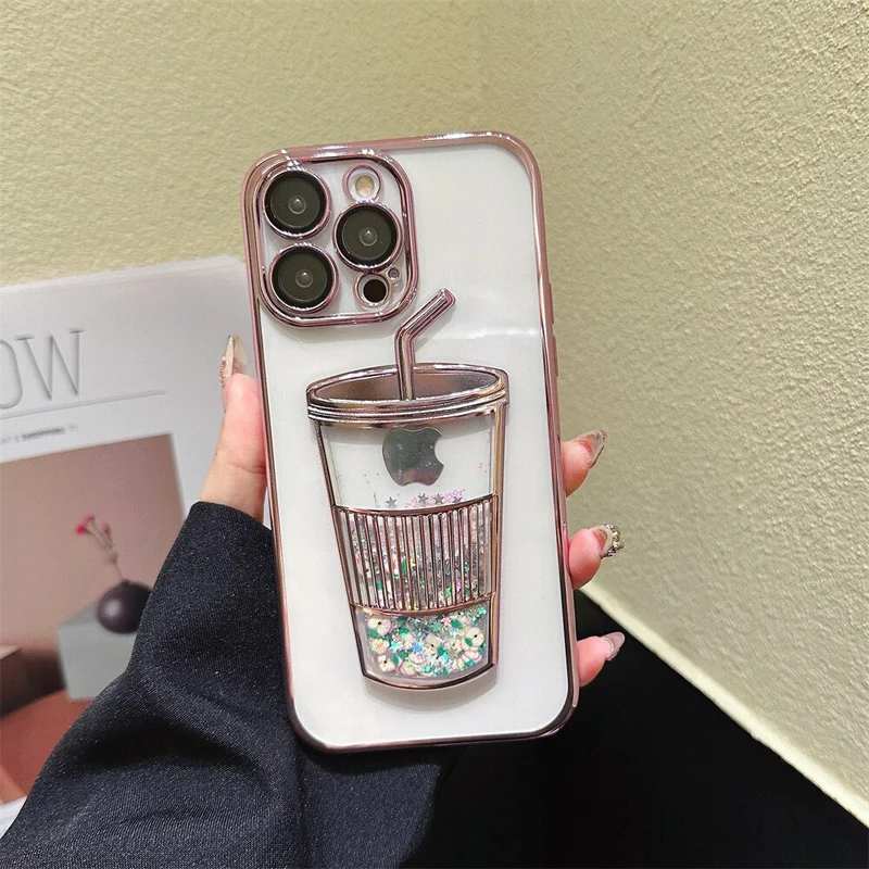Glitter Stjerne Telefon Etui til iPhone