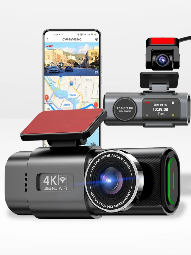 Ultra HD Bilkamera med Kontinuerlig Optagelse