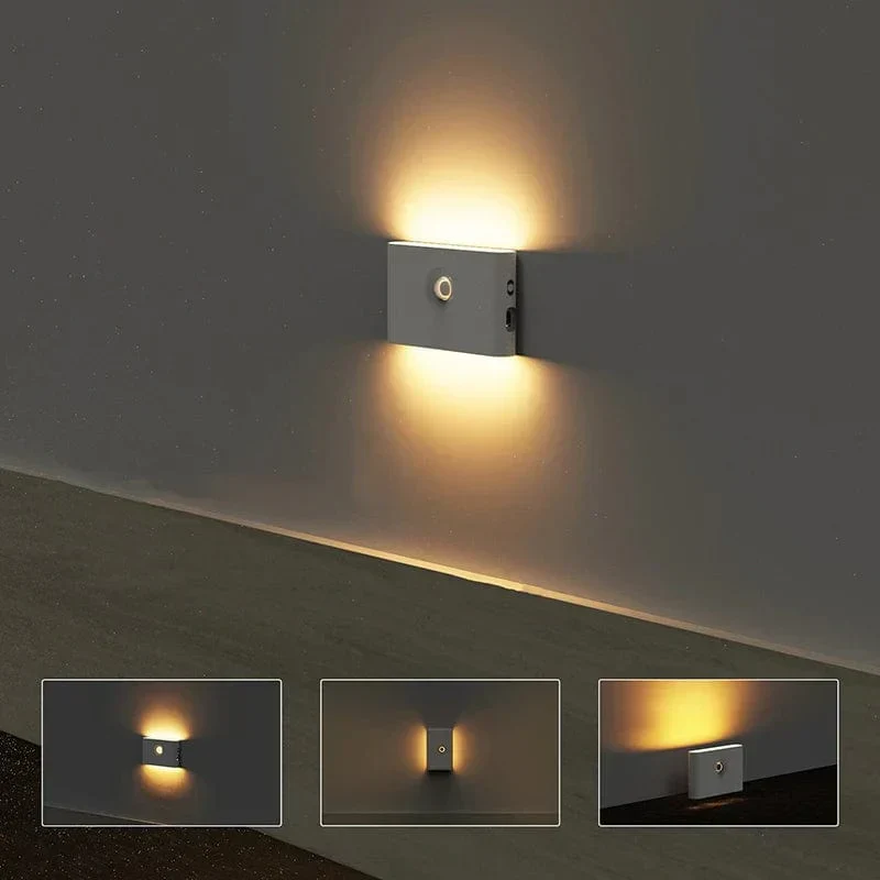 Trådløs LED Natlampe med Bevægelsessensor