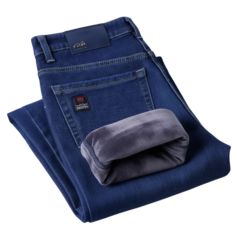 Elegant Vinterjeans med Fleecefor til Damer