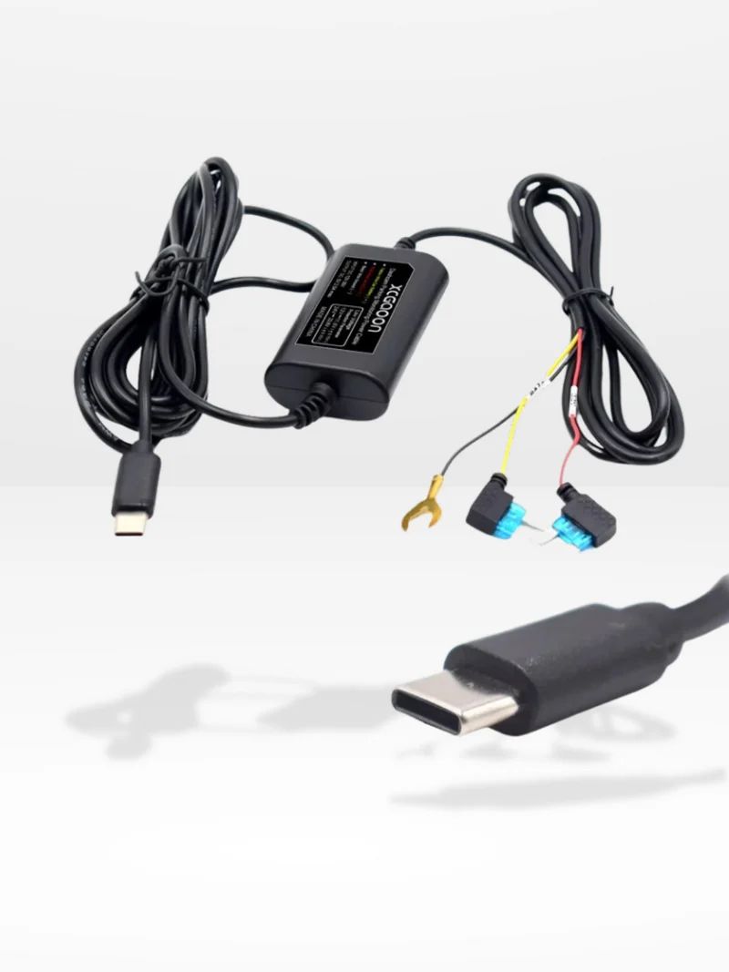 Professionelt Hardwire Kit til Dashcam med 24/7 Overvågning