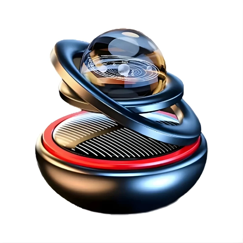 Elegant Solcelled Krystal Duftdiffuser til Bilen