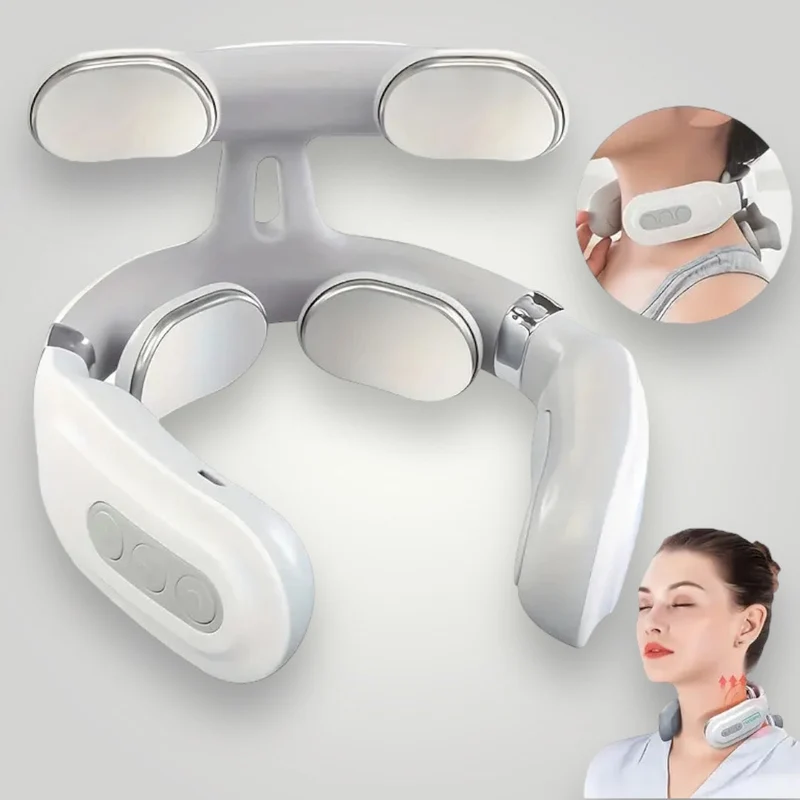 Elegant Nakke Massager med Varme og Kompression