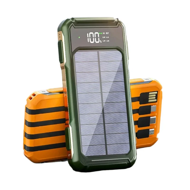 Fleksibel Solenergi Power Bank – Oplad Dine Enheder Sikkert