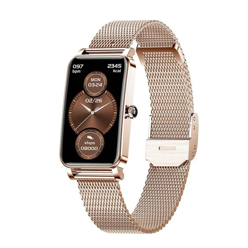 Elegant Dame Smartwatch - Stilfuld, Vandtæt & Sundhedsfokus