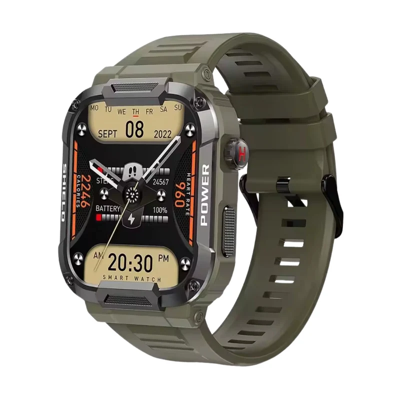 Vandtæt Smartwatch med Elegant Design og Robust Funktionalitet
