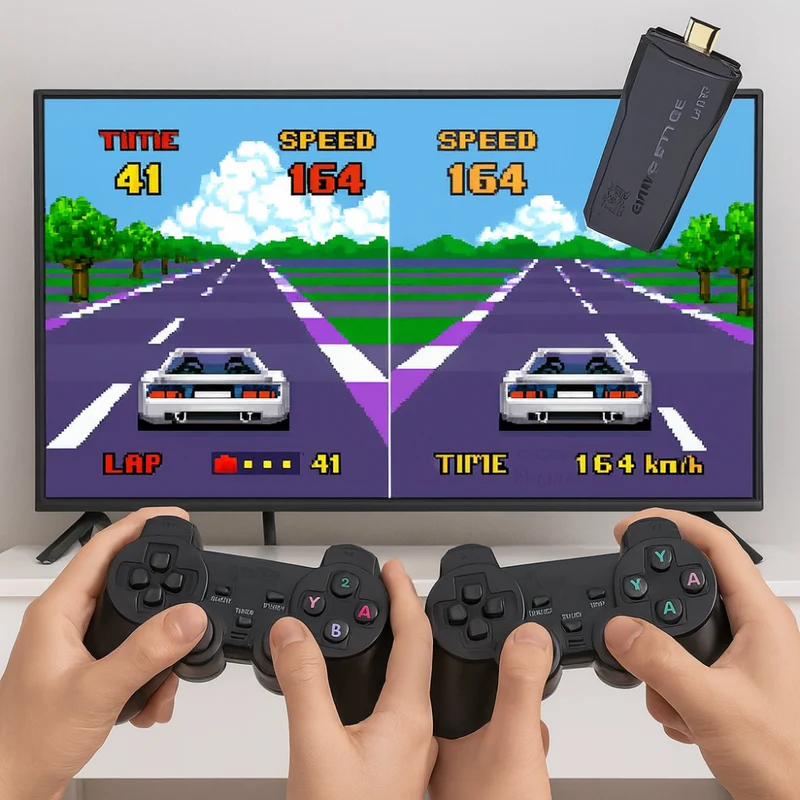 4K Retro Spilkonsol med Tidløse Spiloplevelser