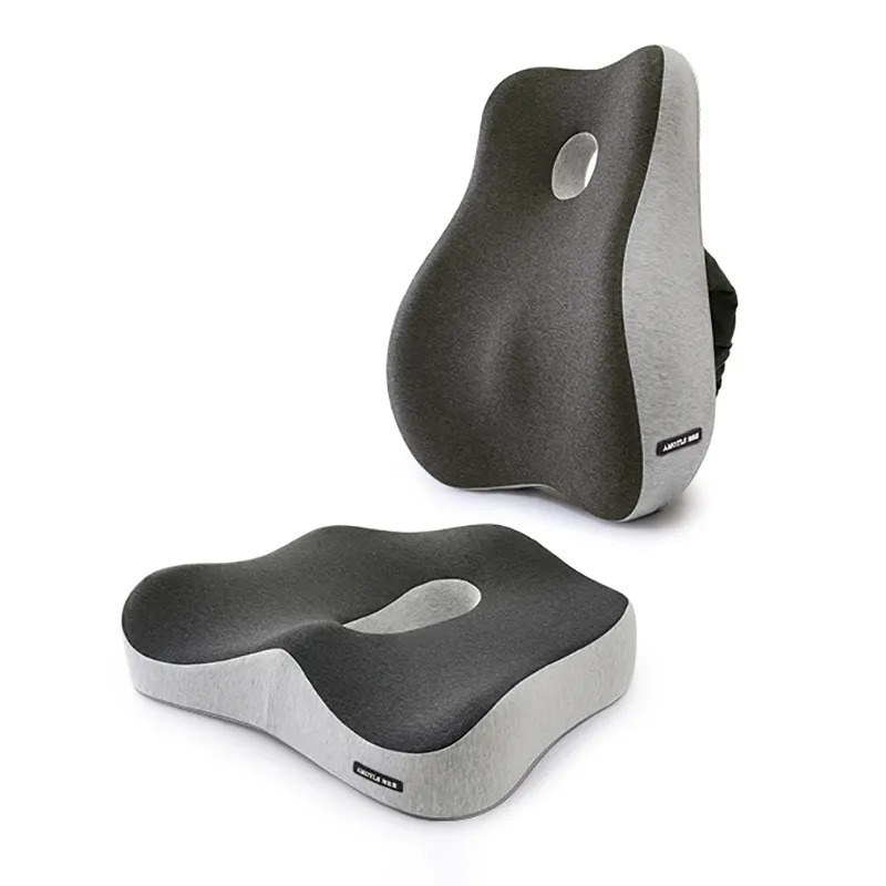 Ergonomisk Kontorstolspude med Memory Skum og Bambuskul