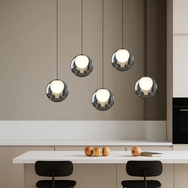 Moderne Hængelampe i Italiensk Glas til Dit Hjem