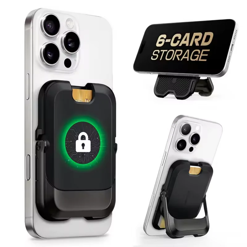 Smart iPhone Tegnebog med 6 Kortpladser
