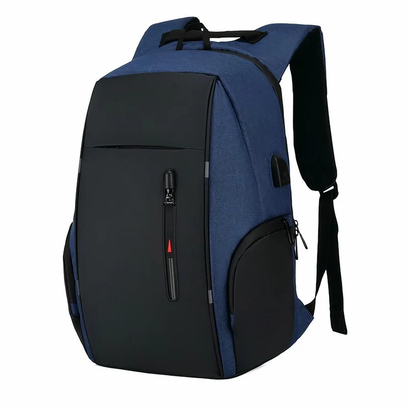 Stilfuld Rygsæk med USB-Oplader og Laptopskuffe
