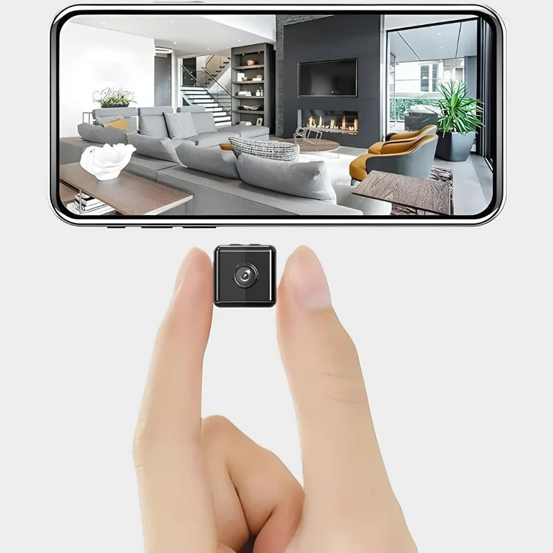 Trådløst Mini Kamera med 1080P HD Video og To-vejs Lyd