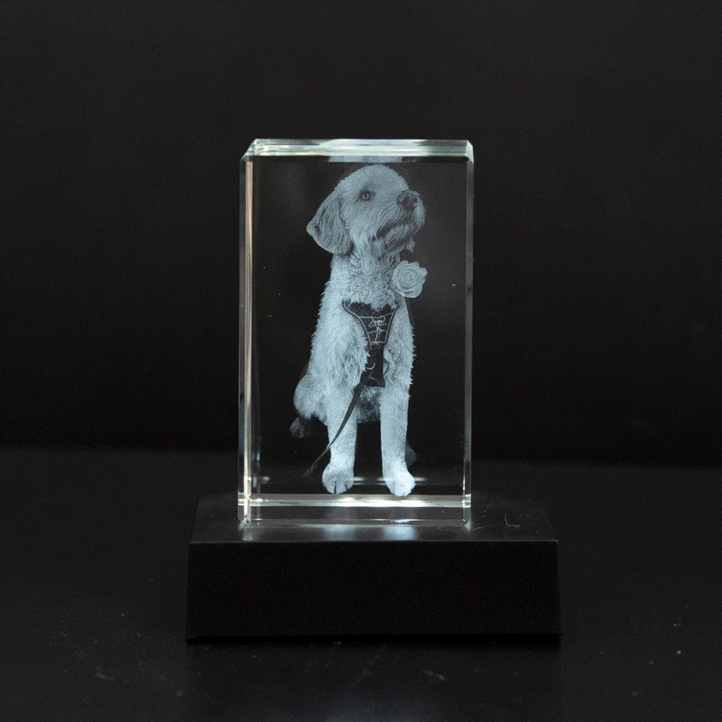 Personlig Krystalfoto Kunst: Evigvarende Mindegave i 2D/3D