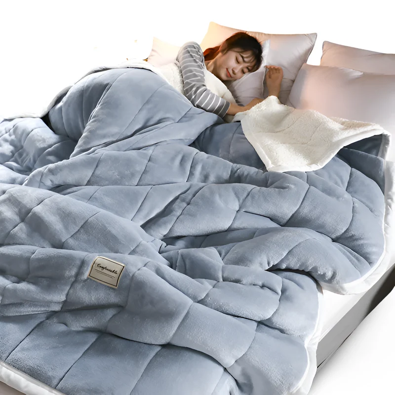Luksuriøs Sherpa fleece tæppe - Utrolig blød og varm