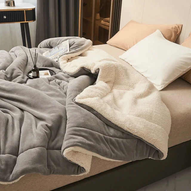 Fleece tæppe | Blødt og Holdbart | Forskellige Størrelser