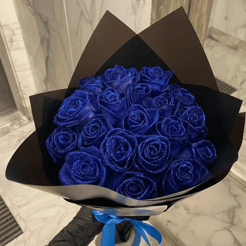 Evighedsrose med Glimmer - Perfekt Gave til Specielle Anledninger
