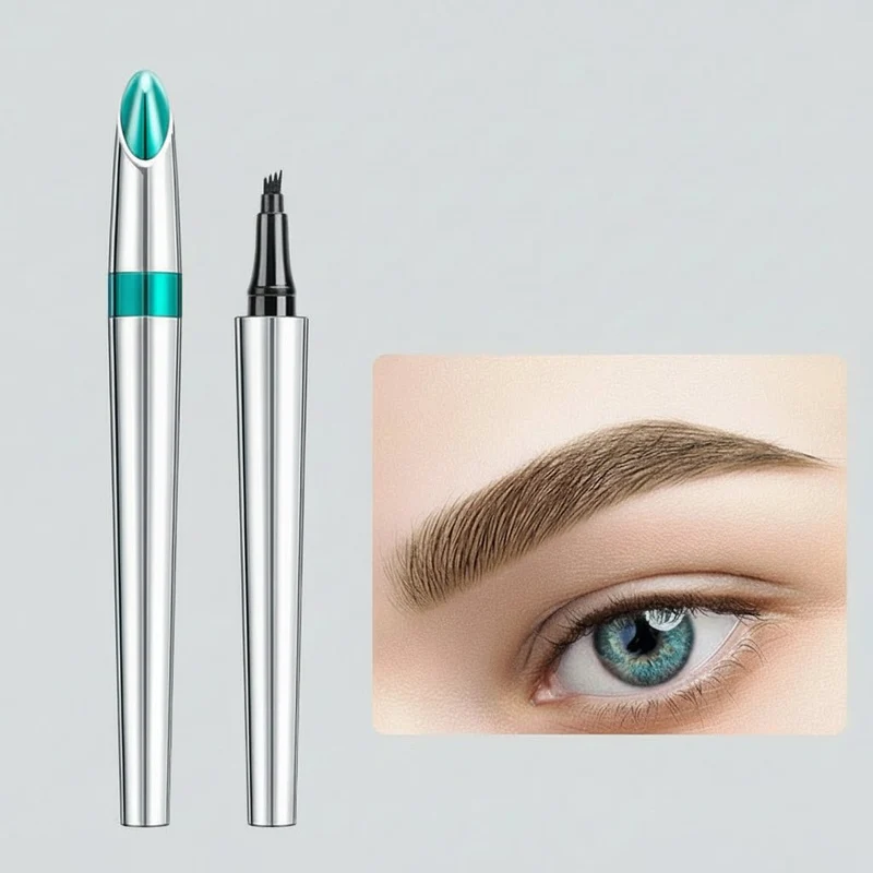 Vandtæt Øjenbrynspen med Microblading Effekt - Nem & Hurtig