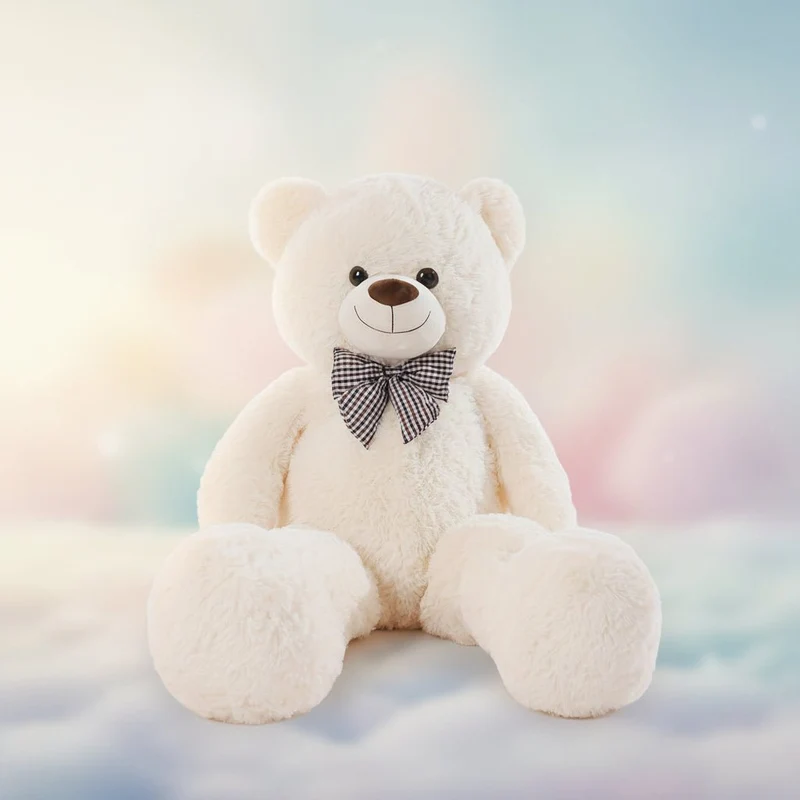 Kæmpe Bamse i Plys – Blød og Krammevenlig til Børneværelset