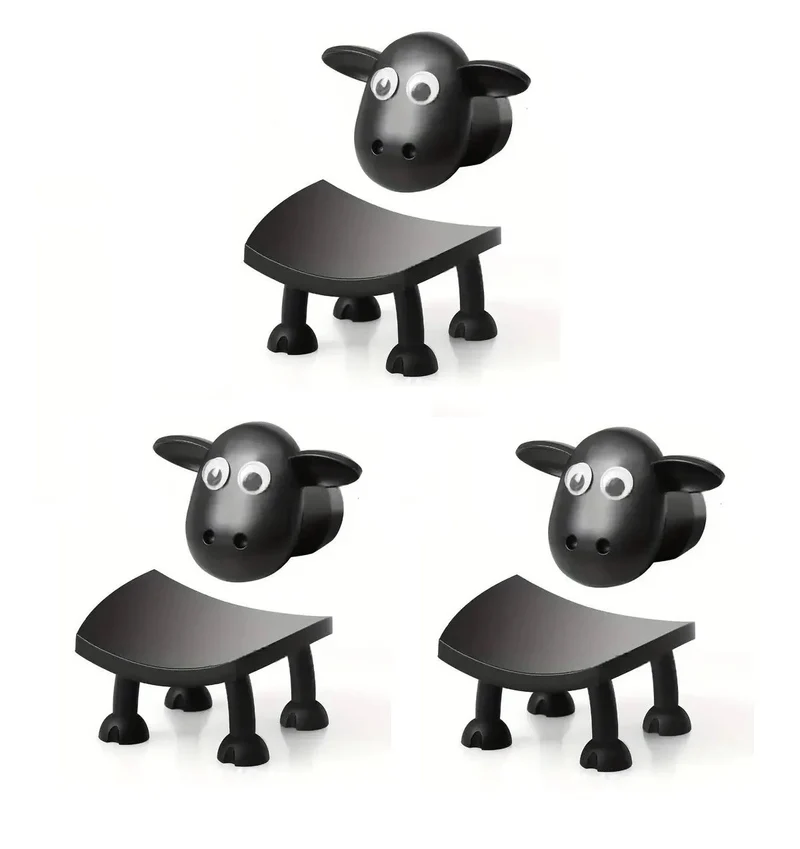 Charmerende Schaf-Toiletrulleholder uden montering