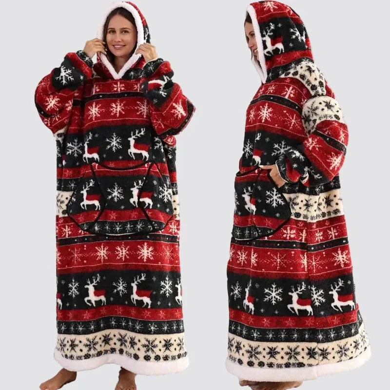 Ekstra Stor Fleece Hættetrøje: Perfekt Til Hygge og Varme