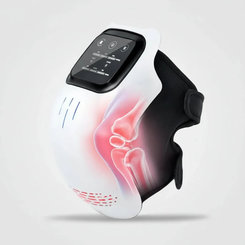 Fleksibel Ledmassager med Vibration, Varme og Lysbehandling