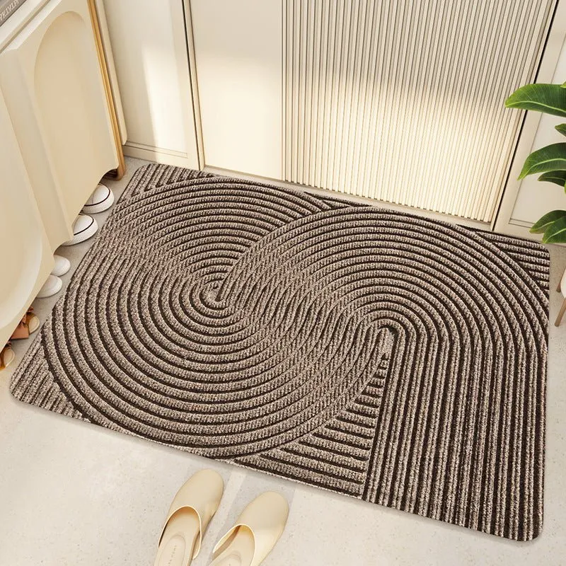 Superabsorberende Dørmåtte med Geometrisk Design - Skridsikker