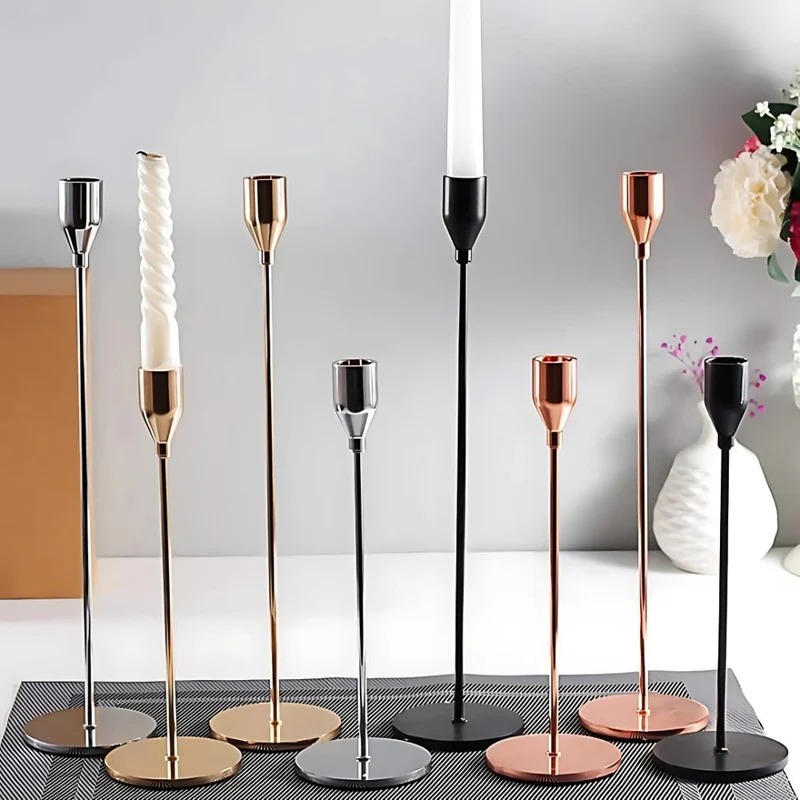 Moderne Stållysestager - Elegant Design til Dit Hjem