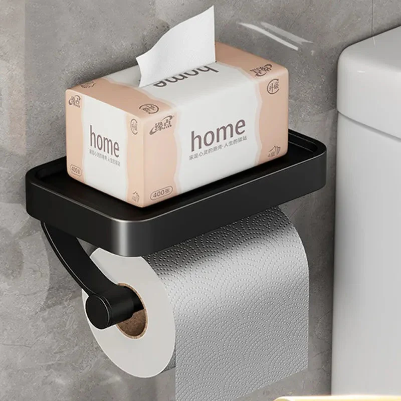 Moderne Toiletrulleholder med Hylde - Stilfuld og Praktisk