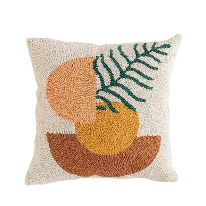 Elegant pudebetræk med geometrisk design til moderne hjem