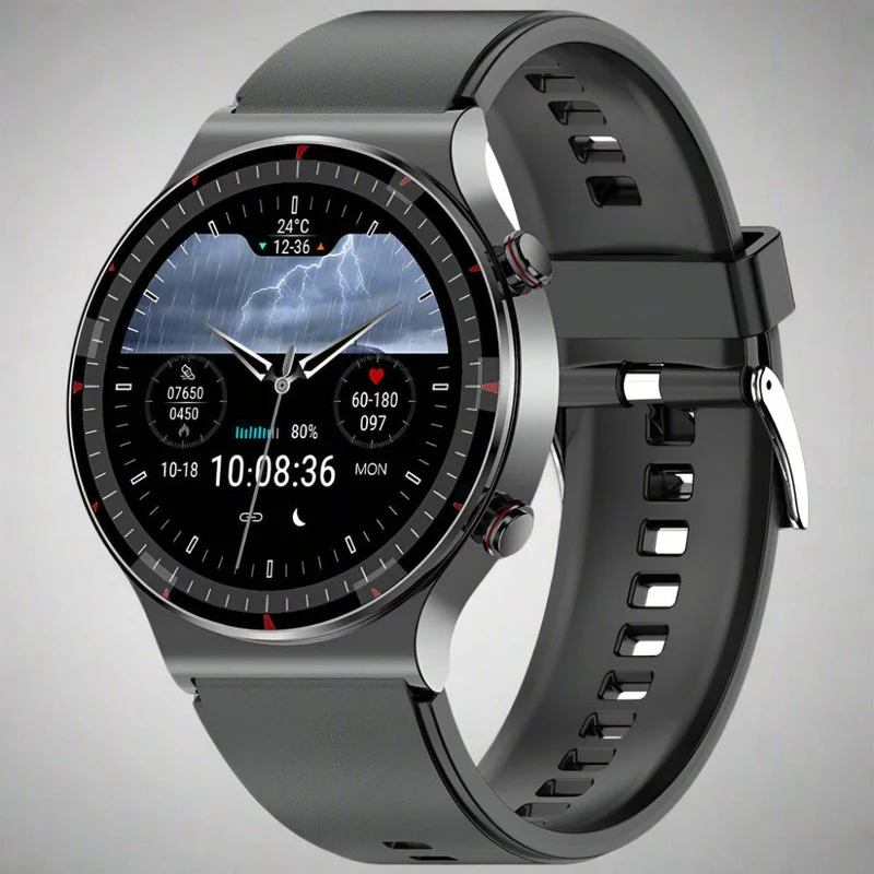 Avanceret Smartwatch med EKG og Blodtryksmåler - Sundhed på Håndleddet