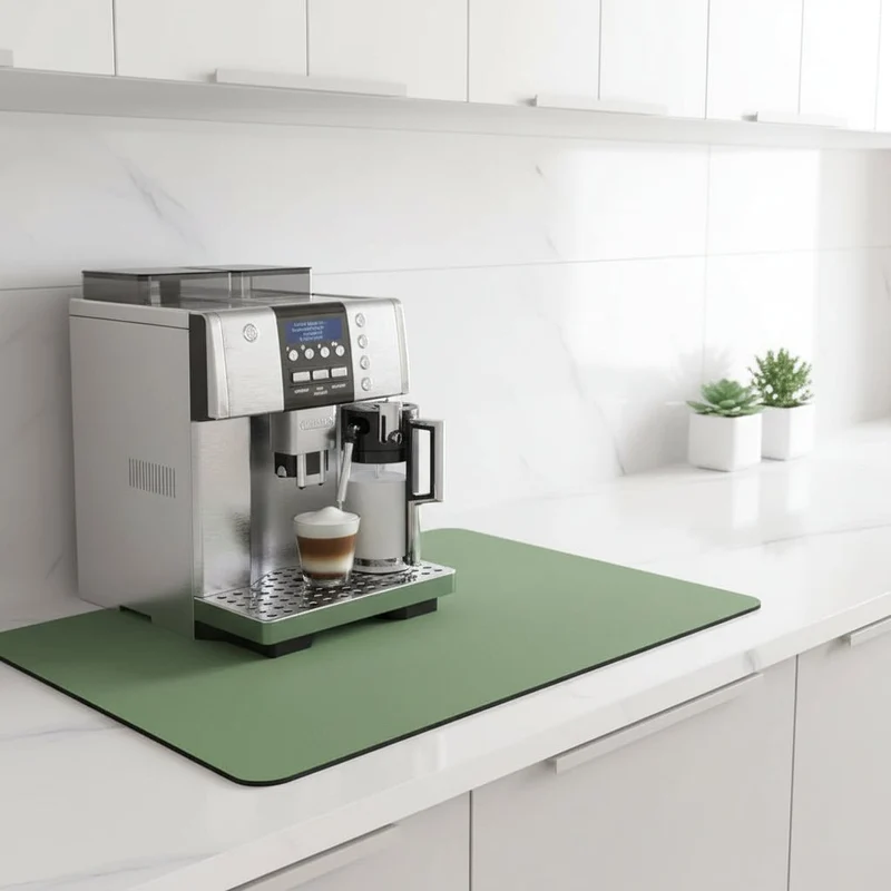 Absorberende Kaffebarmåtte – Hurtigtørrende & Plejefri