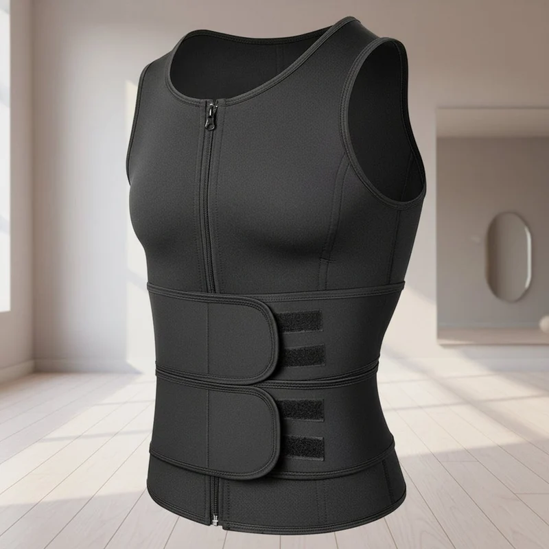 Effektiv Neopren Sauna Vest til Mænd - Øget Kalorieforbrænding