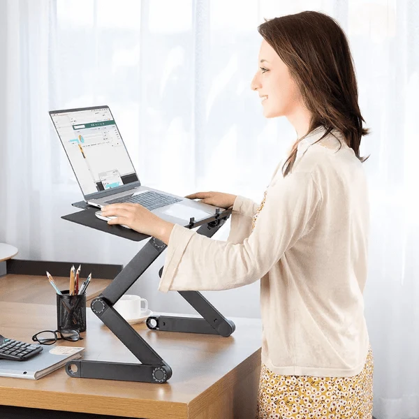 Ergonomisk Laptopstander med Justerbar Højde og Komfort