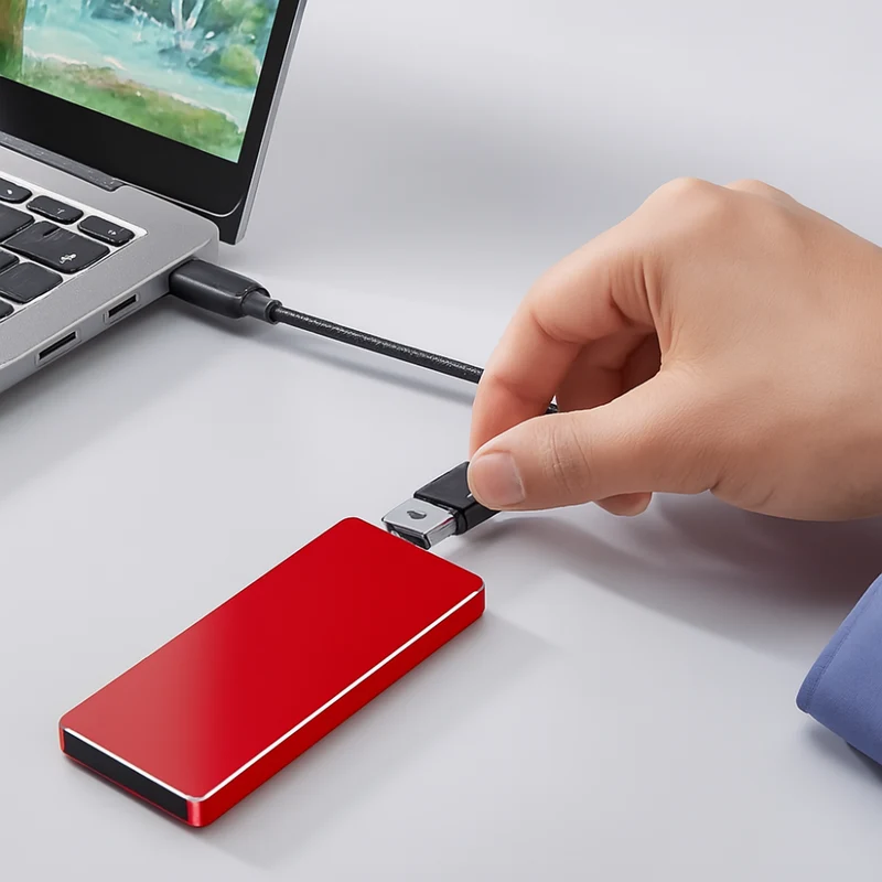 Kompakt Bærbar SSD med Hurtig Dataoverførsel