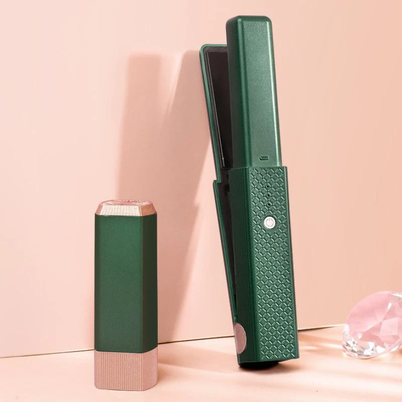 Trådløs Mini Glattejern med Hurtig USB-opladning - Salonfinish