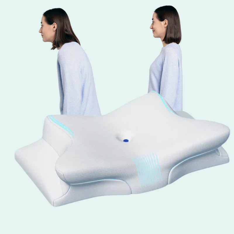 Ergonomisk Memory Skumpude til Nakke- og Skuldersmerter