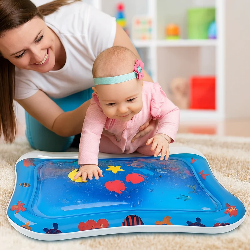 Vandlegeunderlag til Baby – Styrker Motorik & Sanser