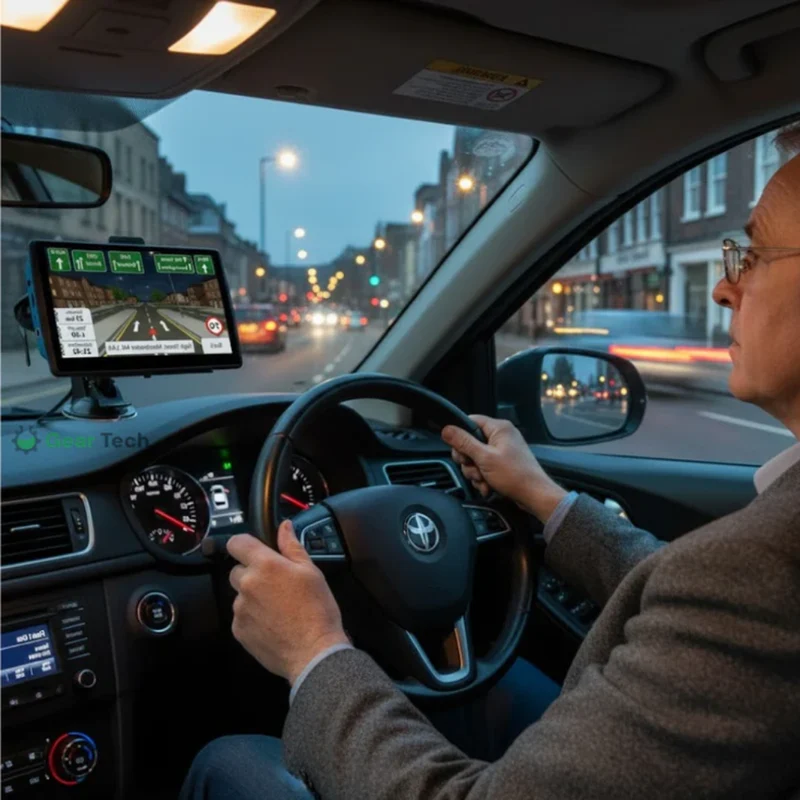 Stort GPS Navigationssystem med Livstidskortopdateringer