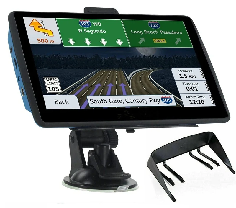 7'' GPS Navigation med Live Trafik & Europakort