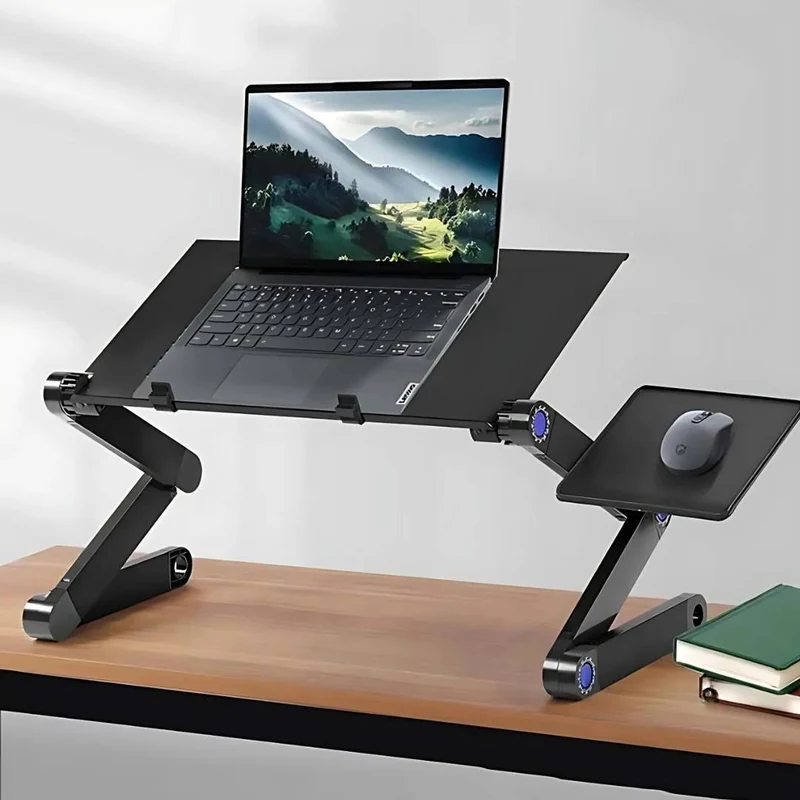 Justerbart Laptop Stativ til Sengen - Ergonomi og Komfort