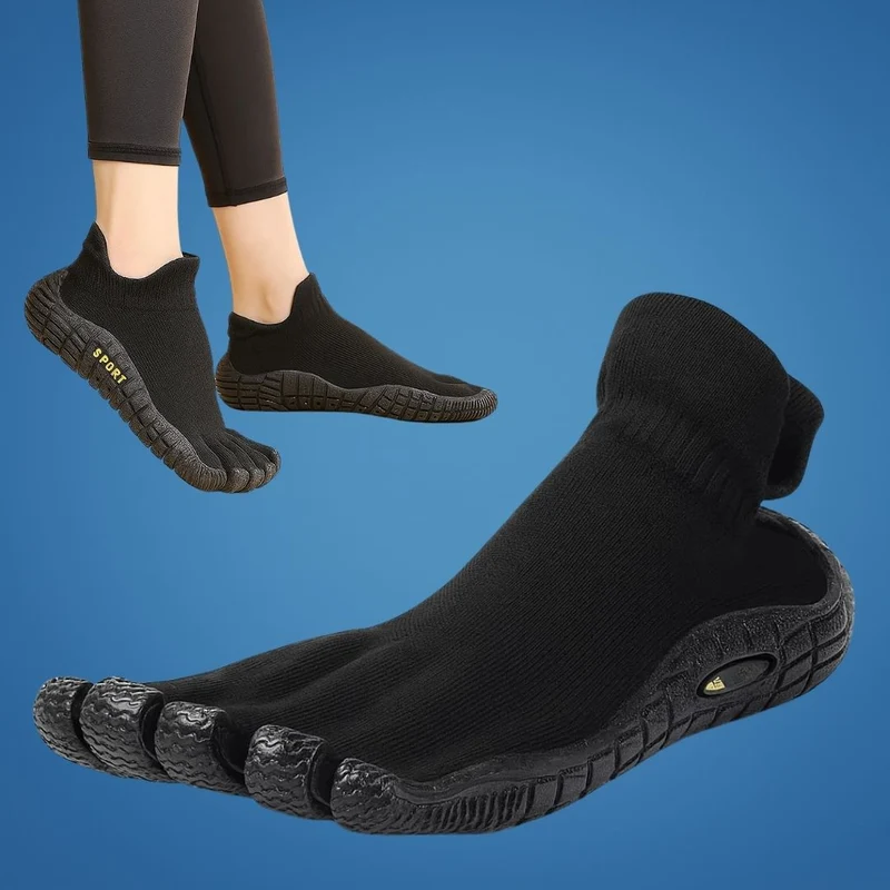 Fleksible Tåsokker med Åndbar Overdel til Naturlig Balance