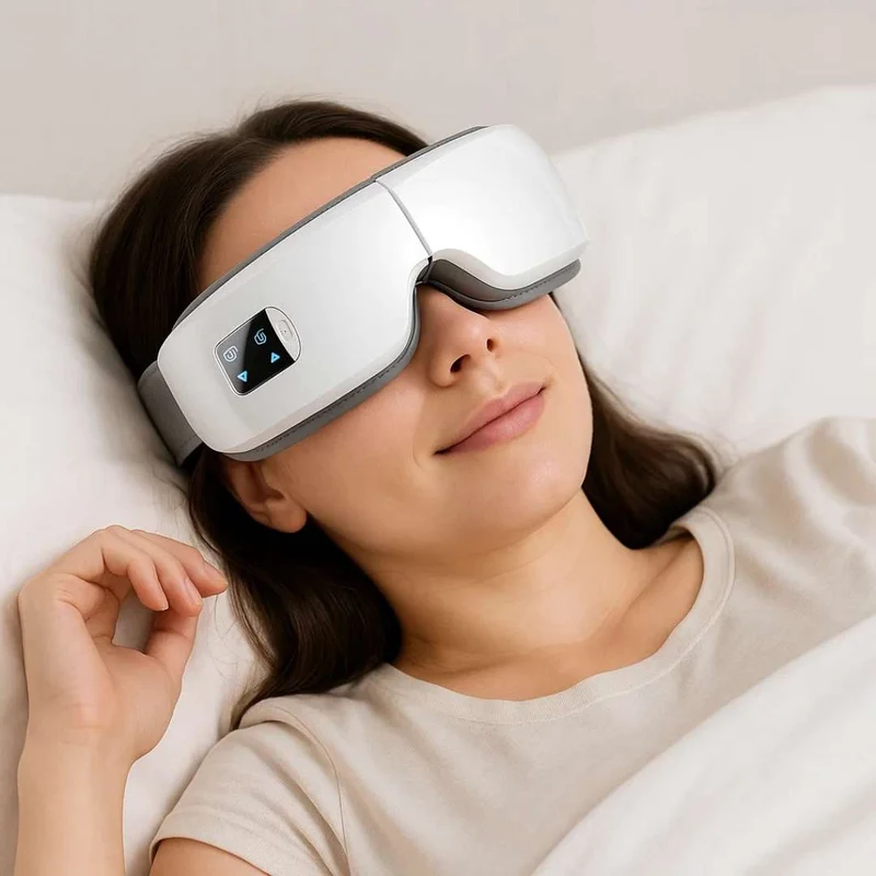 4D Øjenmassager med Lufttryk, Vibration og Varme