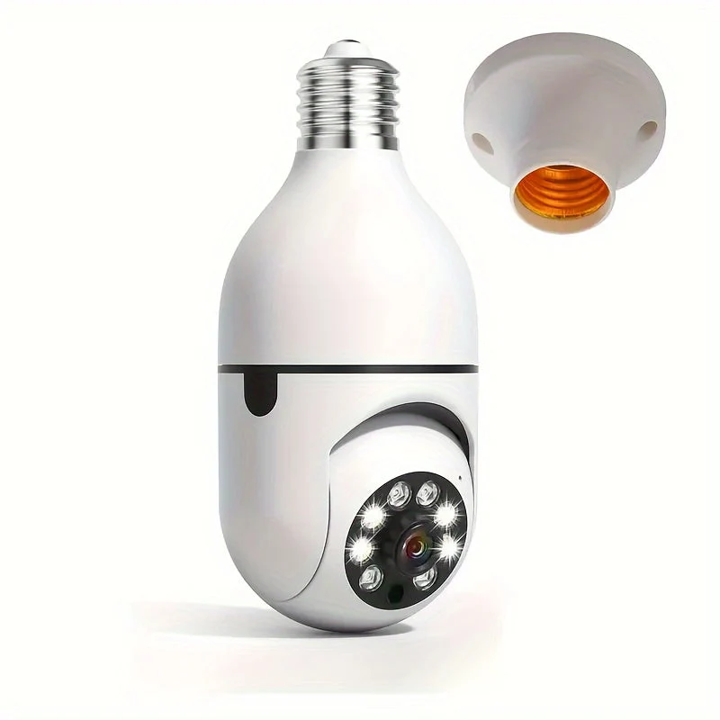 Sikkerhedslampe med HD Kamera og Natvision til Hjemmet