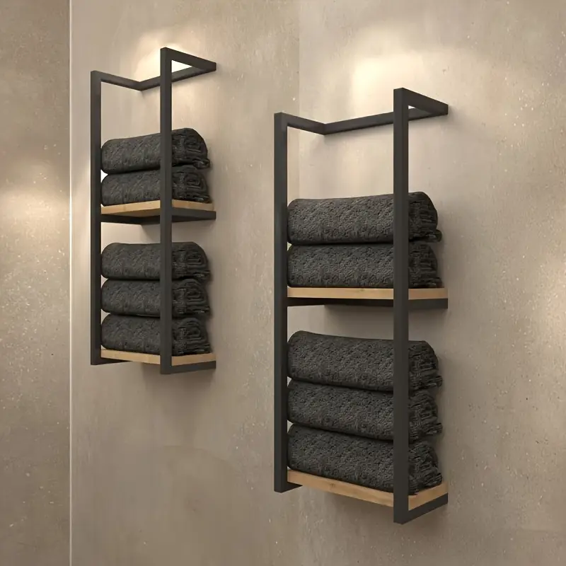 Væghængt Håndklædeholder | Pladsbesparende & Elegant Design