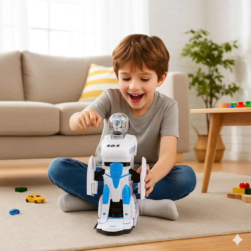 Transformer Tog-Robot: 2-i-1 Legetøj til Kreativ Leg