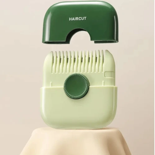 Børnesikker Rejsekam med Skjult Trimmer – Nem Hårpleje
