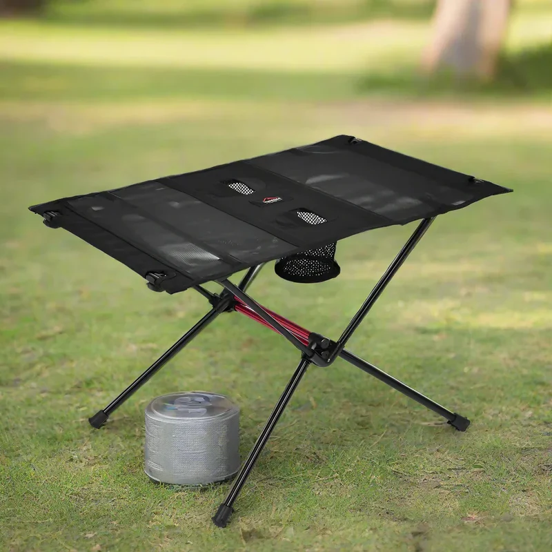 Foldbart Campingbord i Aluminium – Kompakt & Holdbart Design