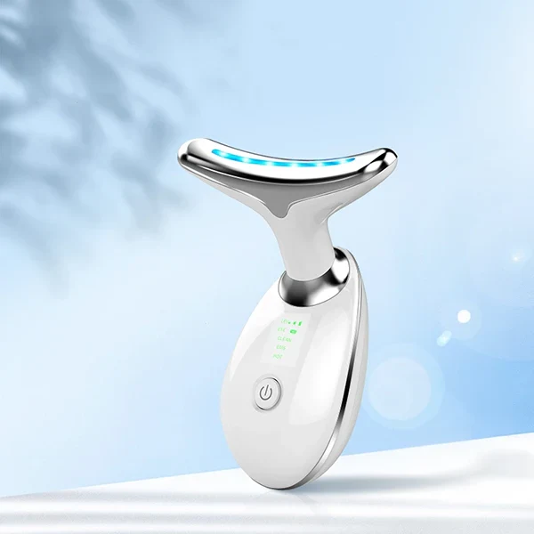 Effektiv Ansigts- og Halsopstrammer med LED-lys og Vibration