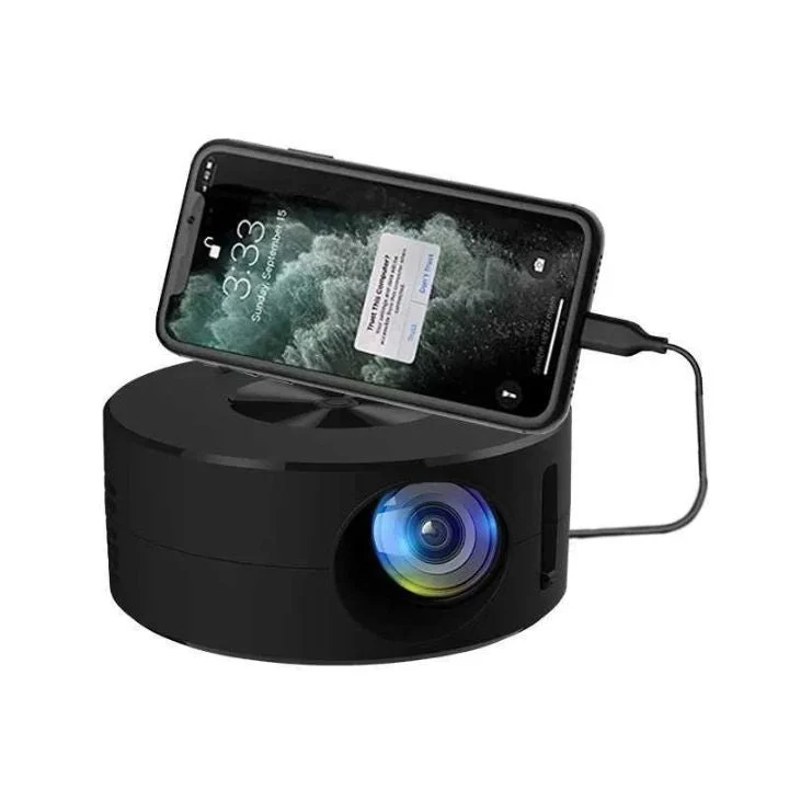 Bærbar HD Mini Projektor – Trådløs Streaming og Biografoplevelse